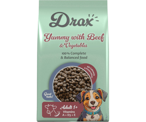 Drax wołowina adult 10 kg
