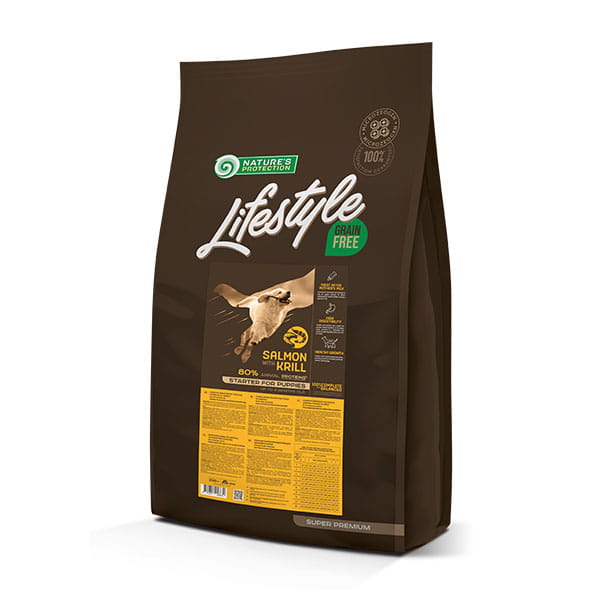 Nature's Protection Lifestyle kryl, łosoś puppy 10 kg