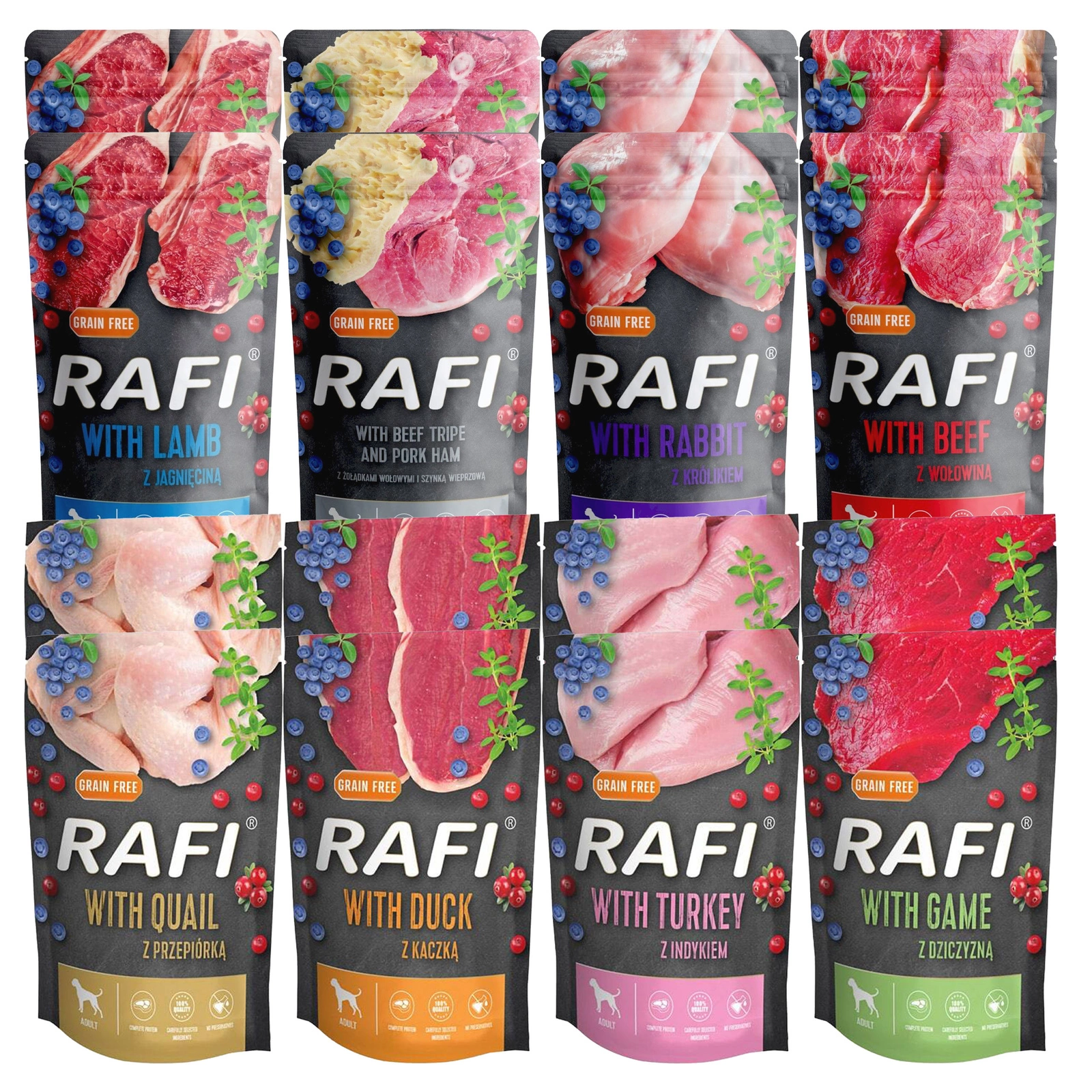 Rafi mix smaków adult 500 g × 16