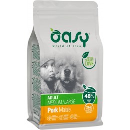 Oasy One Protein wieprzowina adult średnie rasy, duże rasy 2,5 kg
