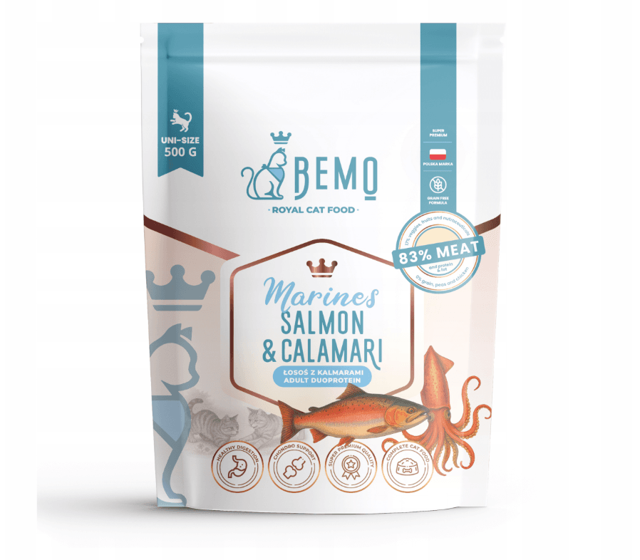 Bemo Marines Digestive łosoś, kalmar adult 500 g