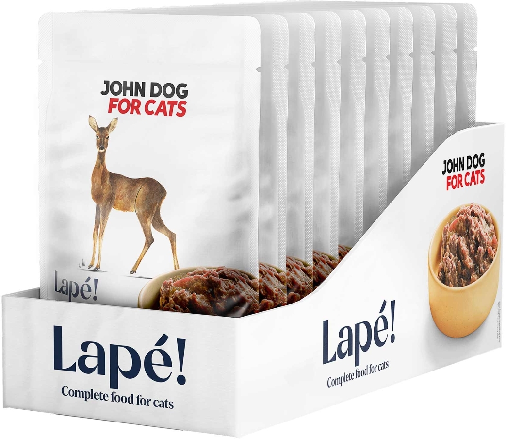 John Dog Lapé sarna w bulionie adult 100 g × 10