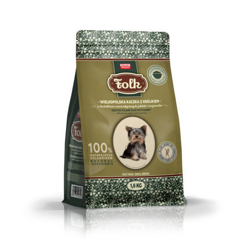 Folk Mini kaczka, królik adult małe rasy 1,6 kg