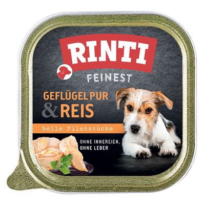 Rinti Feinest kurczak z ryżem adult 150 g × 11