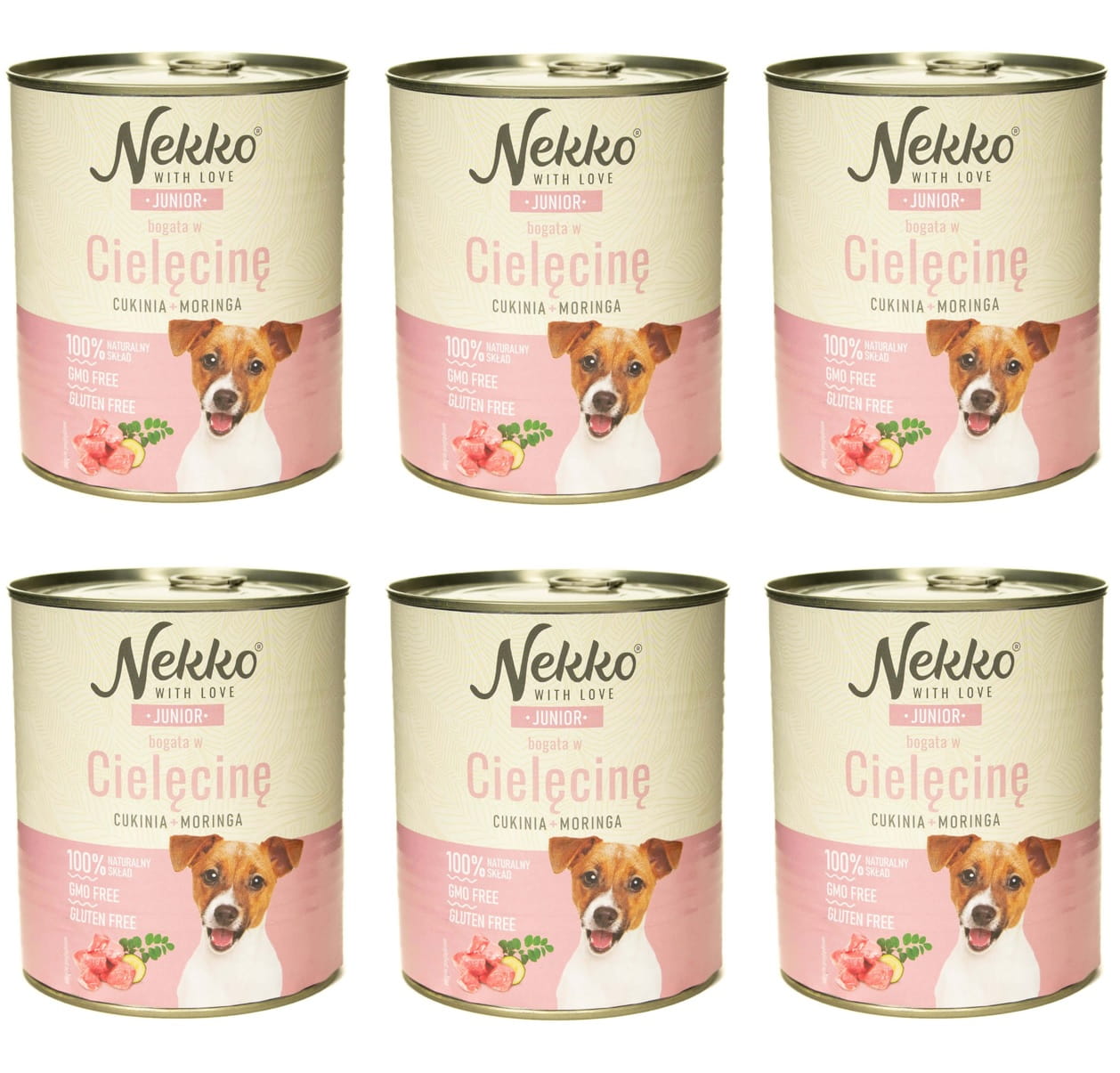 Nekko cielęcina junior 800 g × 6