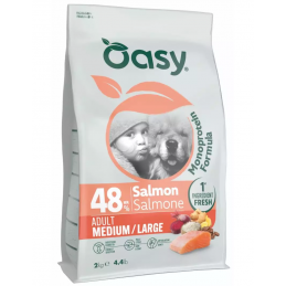 Oasy Monoprotein łosoś adult średnie, duże rasy 2 kg