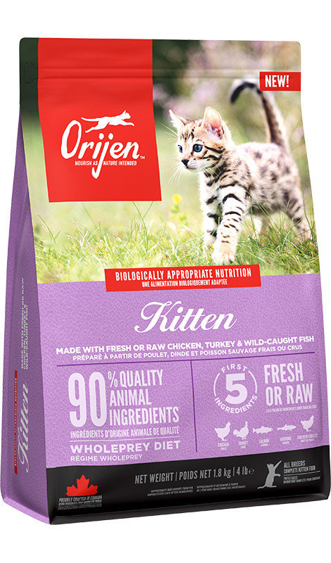 Orijen indyk, kurczak kitten 1,8 kg