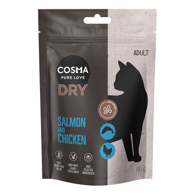 Cosma Pure Love Indoor kurczak, łosoś adult 80 g