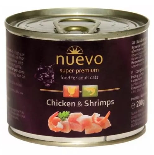 Nuevo krewetki, kurczak adult 200 g