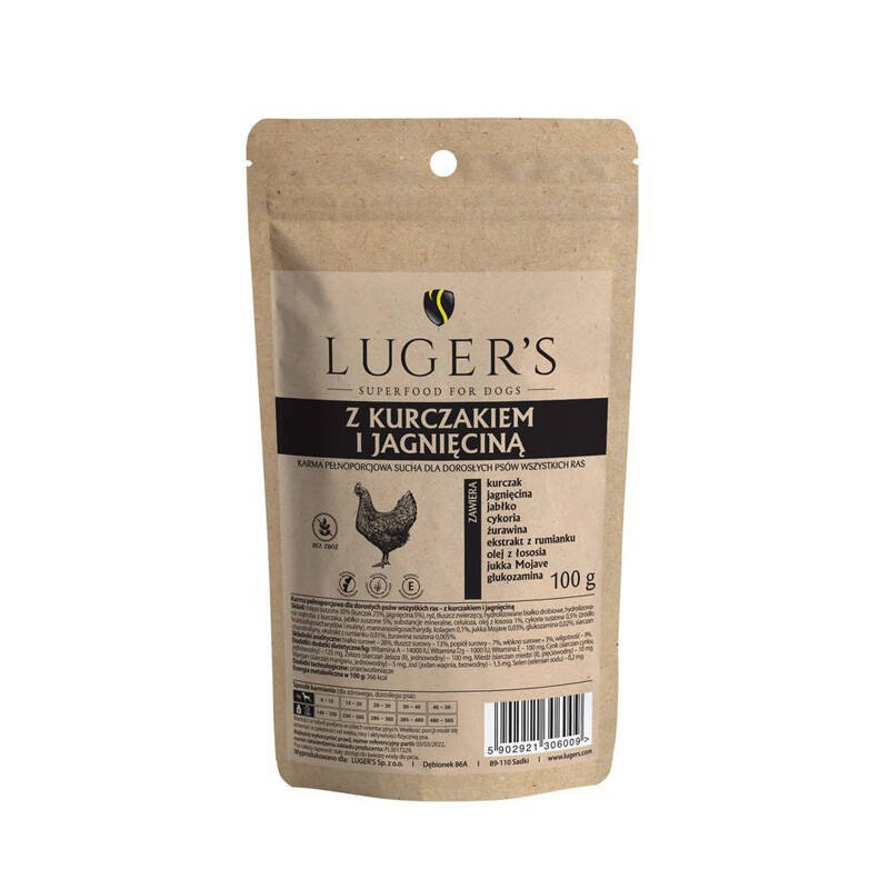 Luger's jagnięcina, kurczak adult 100 g