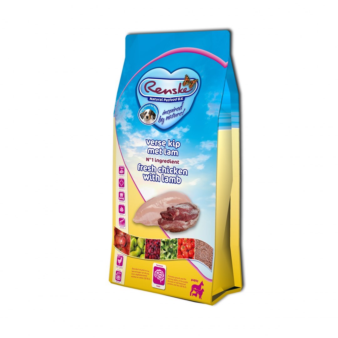 Renske Fresh Meat jagnięcina, kurczak puppy małe rasy 12 kg