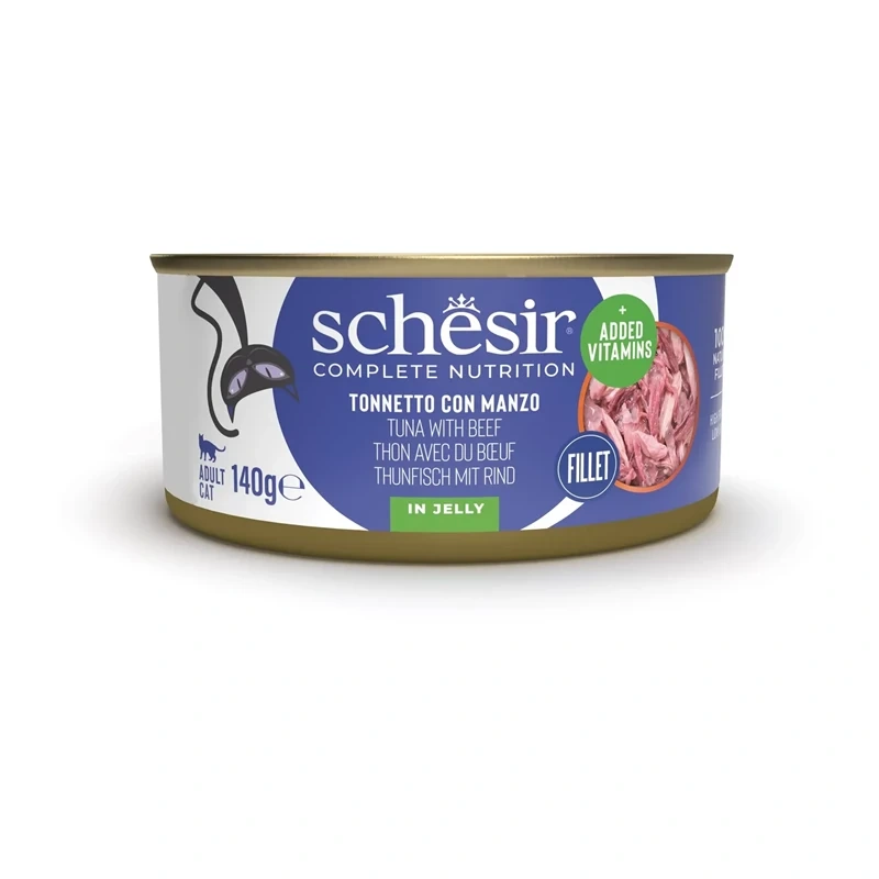 Schesir C&B tuńczyk, wołowina w galaretce adult 140 g