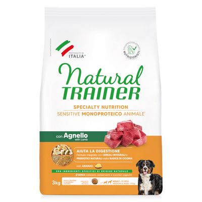 Trainer Sensitive No Gluten jagnięcina adult średnie rasy, duże rasy 3 kg