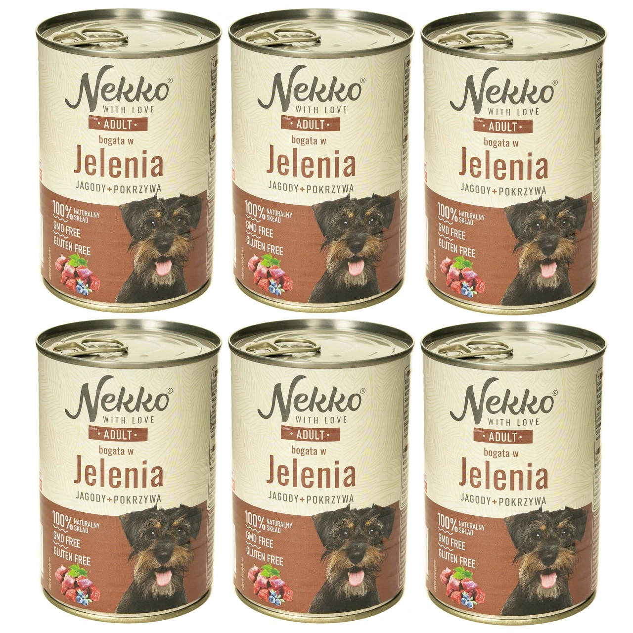 Nekko jeleń 400 g × 6