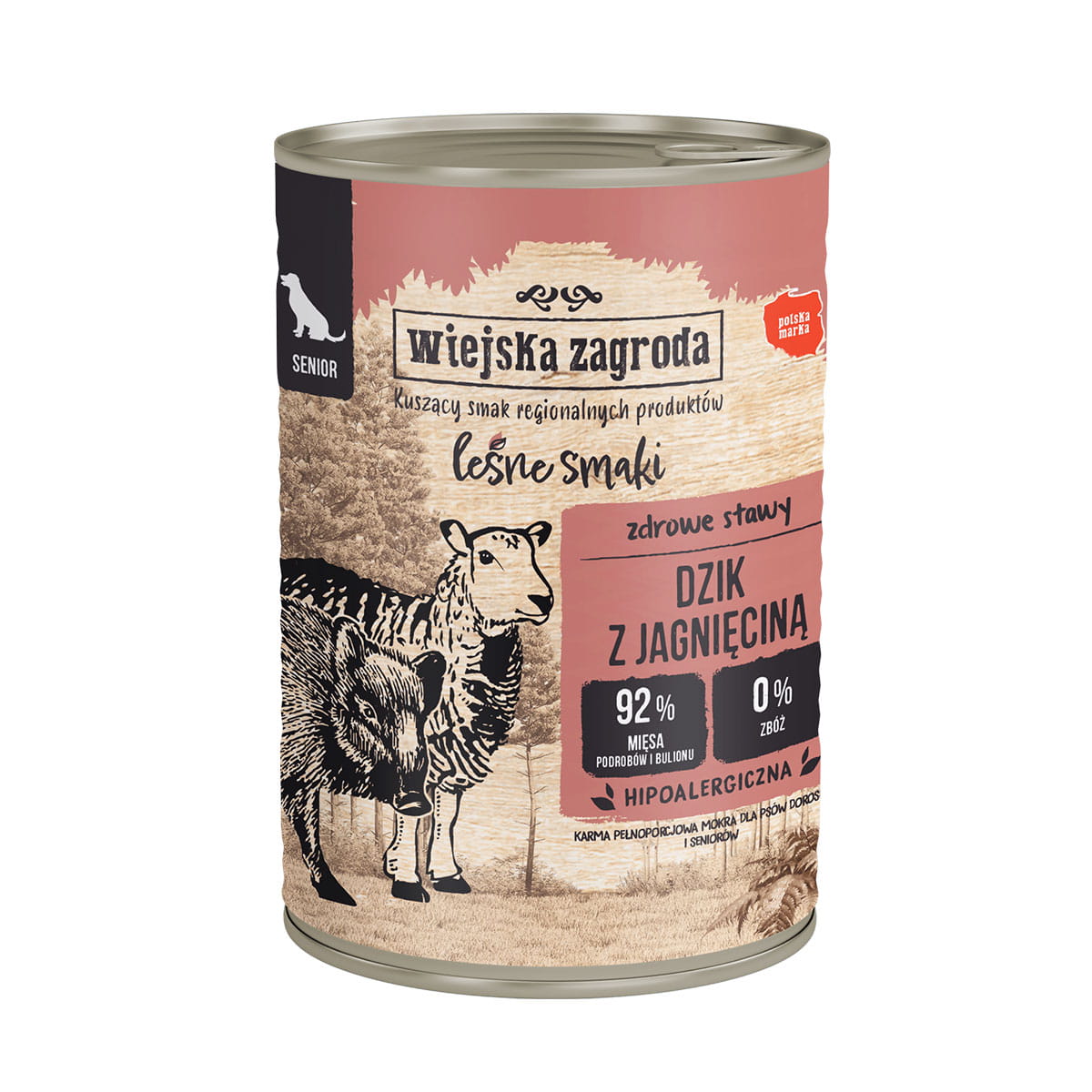Wiejska Zagroda dziczyzna, jagnięcina senior 400 g