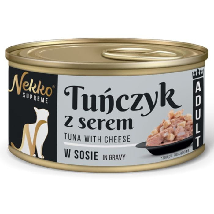 Nekko Supreme tuńczyk z serem w sosie adult 80 g