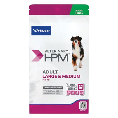 Virbac Veterinary HPM adult średnie rasy, duże rasy 12 kg × 2