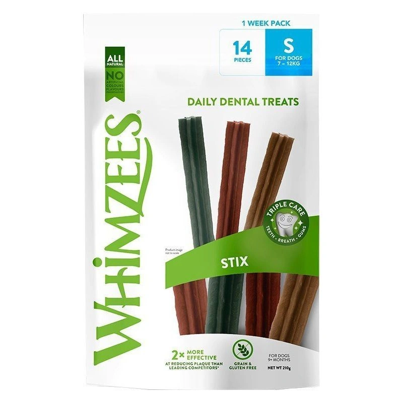 Whimzees Stix małe rasy 15 g × 14