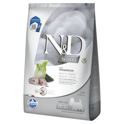 Farmina N&D White labraks adult małe rasy 5 kg × 2