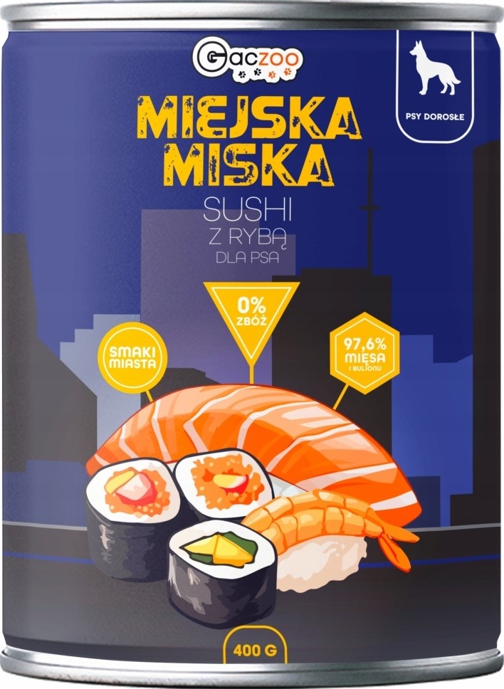 Gaczoo Miejska Miska łosoś 400 g
