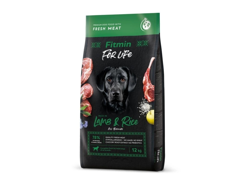 Fitmin For Life jagnięcina z ryżem adult 12 kg