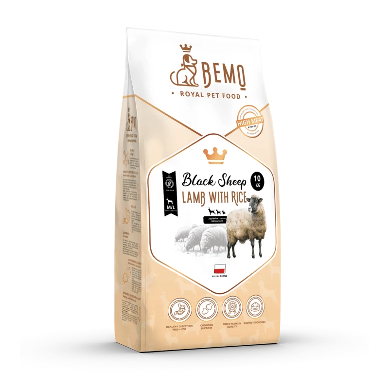 Bemo Black Sheep jagnięcina adult małe i średnie rasy 10 kg