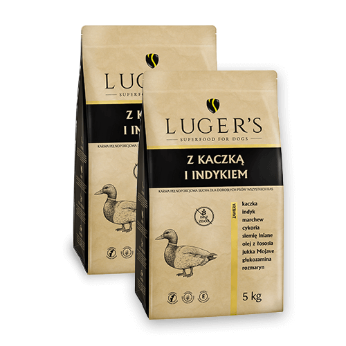 Luger's indyk, kaczka adult 5 kg × 2