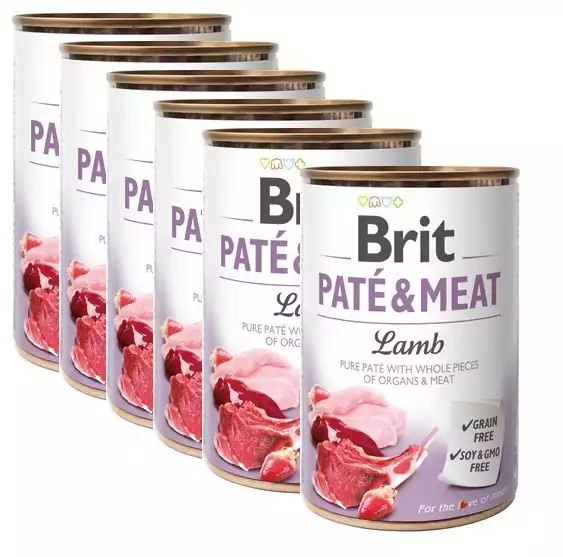 Brit Pate & Meat jagnięcina 400 g × 12