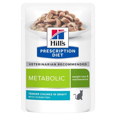 Hill's Prescription Diet Metabolic Light ryby w sosie adult 85 g × 12