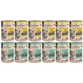 Wiejska Zagroda indyk, jagnięcina, królik adult 400 g × 12