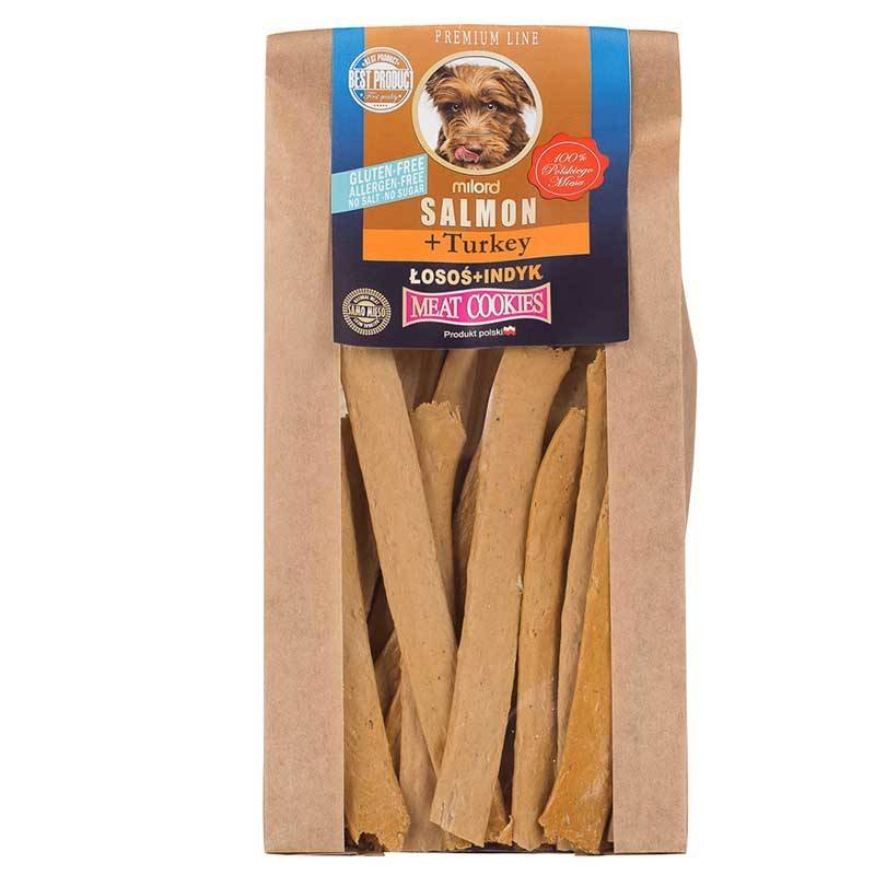 Milord Meat Cookies indyk, łosoś 80 g