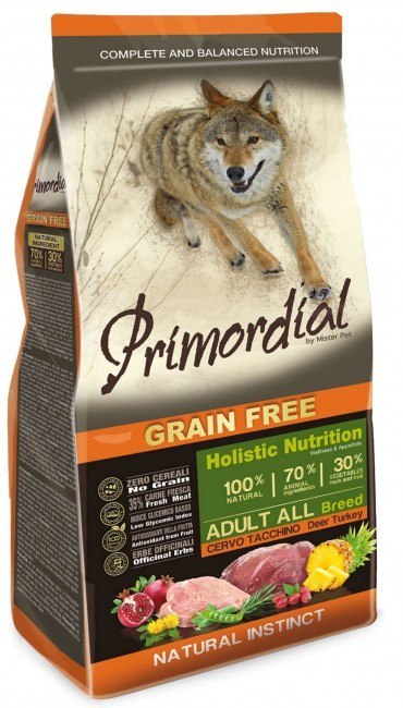 Primordial Grain Free indyk, jeleń adult 2 kg