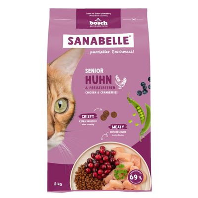 Sanabelle Mobility, Skin & Coat kurczak senior 2 kg