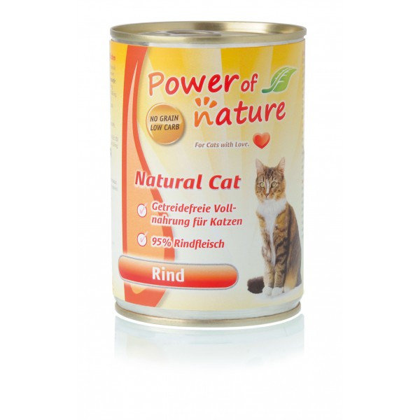 Power Of Nature Natural Cat wołowina 400 g