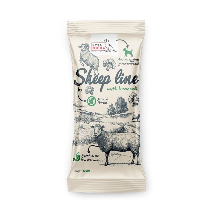 Syta Micha Sheep Line owca z brokułem