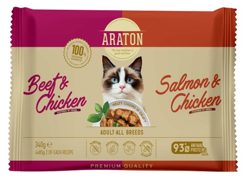 Araton mix smaków w sosie adult 85 g × 4