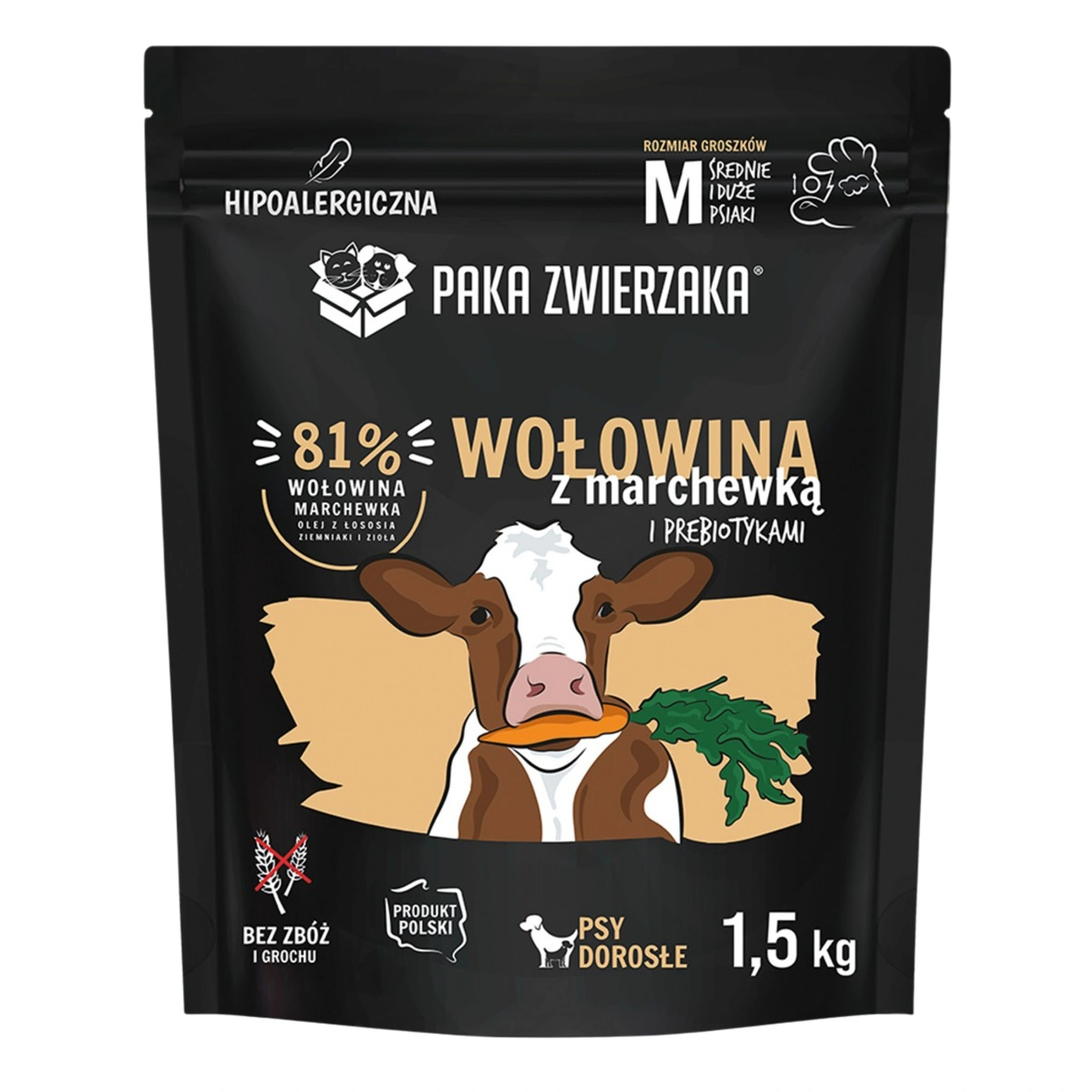 Paka Zwierzaka Seventh Heaven wołowina średnie rasy 1,5 kg