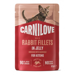 Carnilove królik w galaretce kitten 85 g