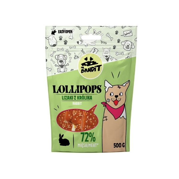 Mr. Bandit Lollipops królik 500 g