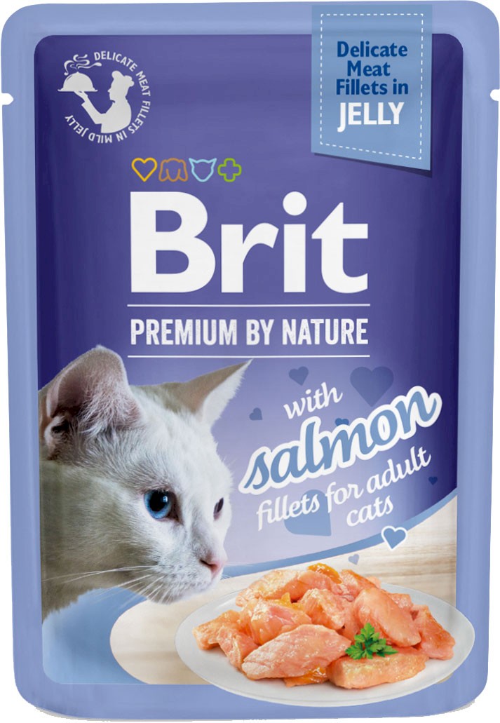 Brit Premium łosoś w galaretce adult 85 g
