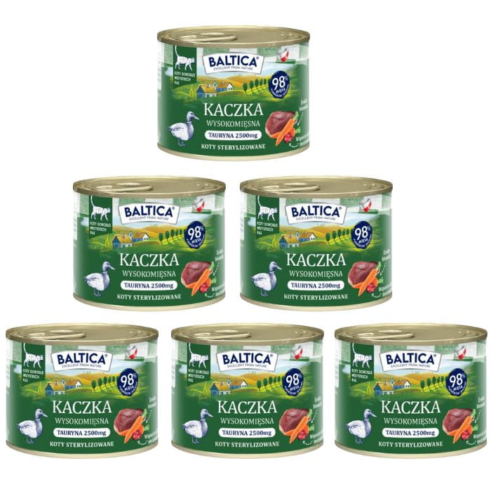 Baltica kaczka adult 185 g × 6