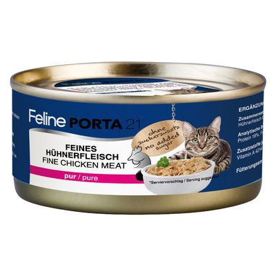 Porta 21 Feline kurczak w bulionie adult 156 g × 12
