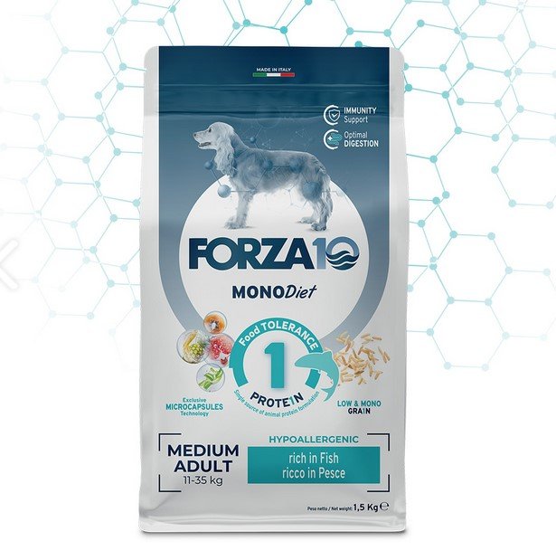 Forza10 Diet ryba adult średnie rasy 12 kg