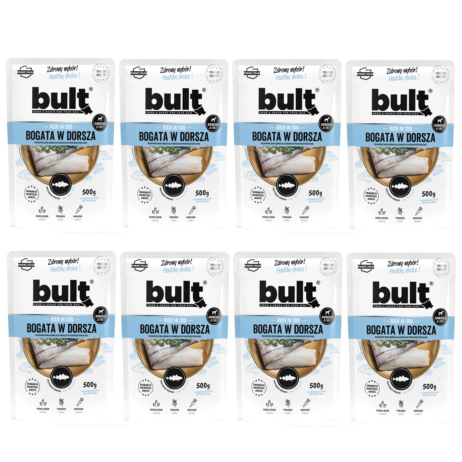 Bult dorsz 500 g × 8