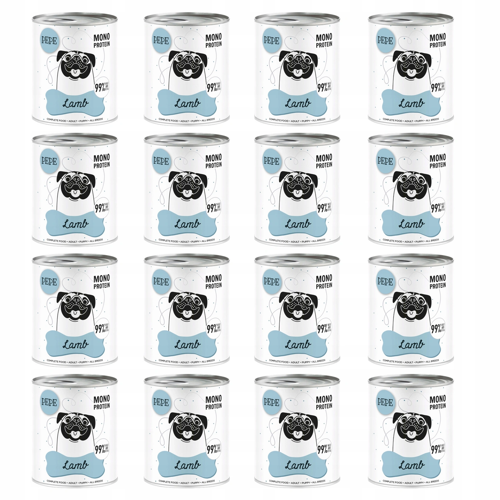 Paka Zwierzaka Pepe jagnięcina adult 800 g × 18