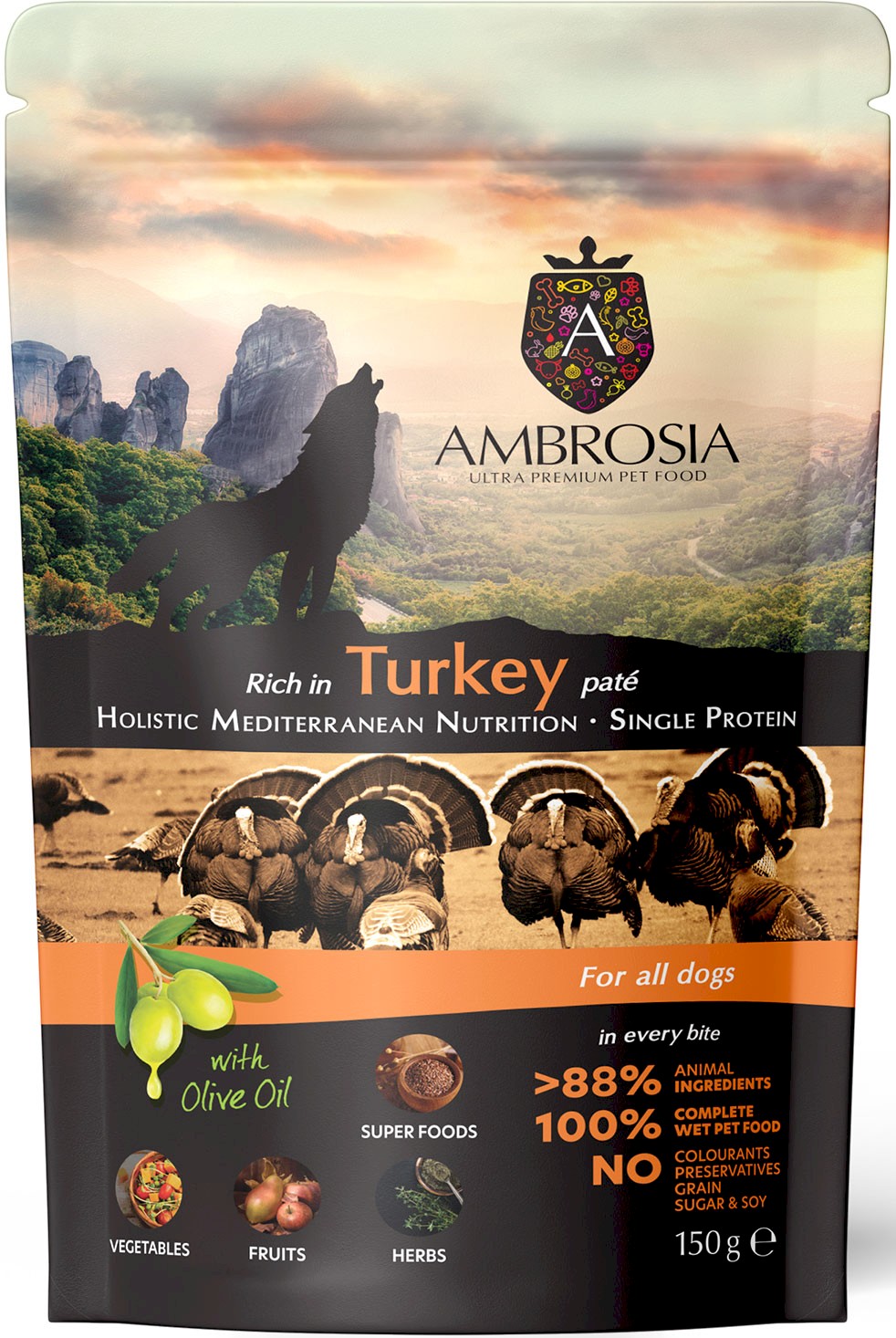 Ambrosia Mediterranean indyk 150 g