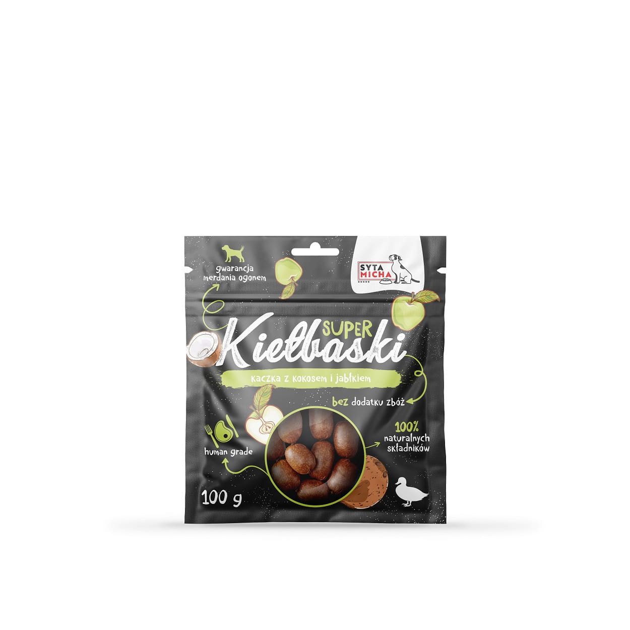Syta Micha Super Kiełbaski kaczka 100 g