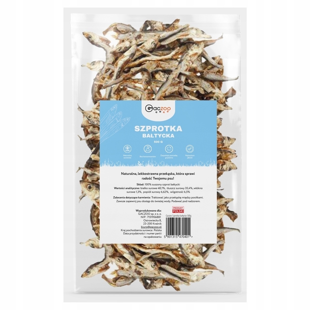 Gaczoo szprot 500 g