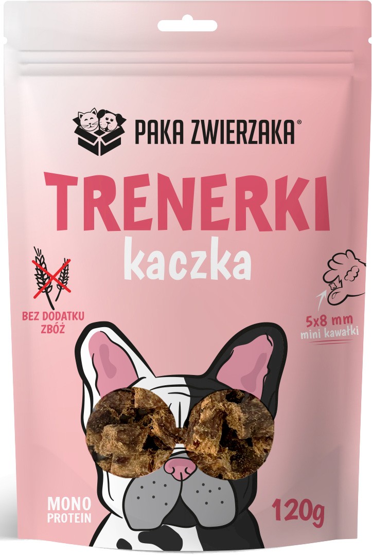 Paka Zwierzaka Trenerki kaczka 120 g