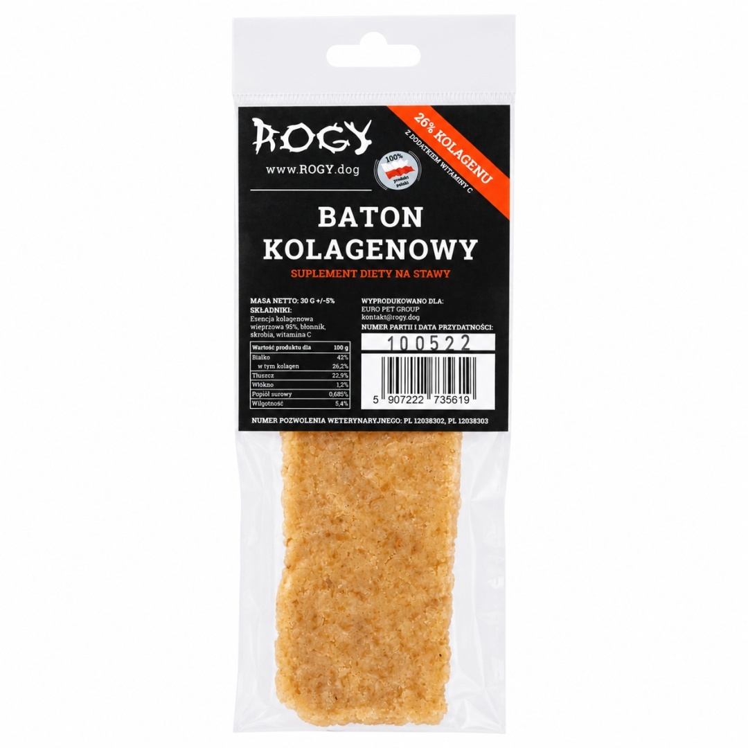 Rogy Baton kolagenowy 30 g